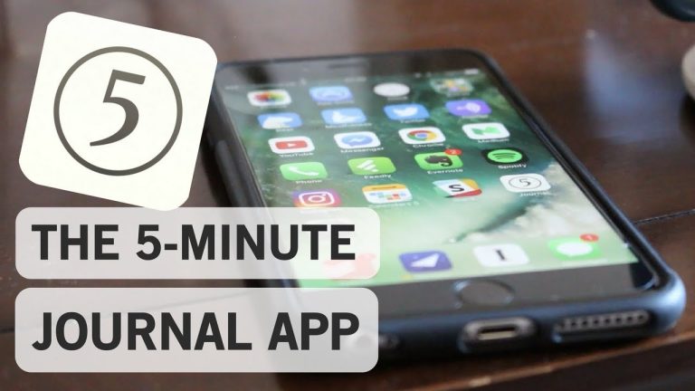 5 Minute Journal App